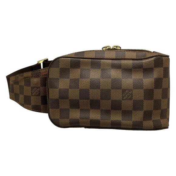 LOUIS VUITTON Geronimos Ebene Damier - Bum Bag Damier Canvas 667-082225 - Picture 1 of 14